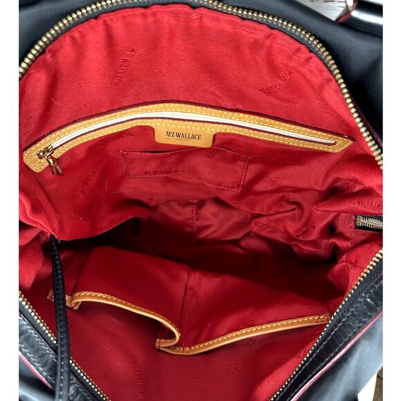 MZ Wallace "Chelsea" Large Nylon Shoulder Handbag Purse Travel Bag - Picture 11 of 11